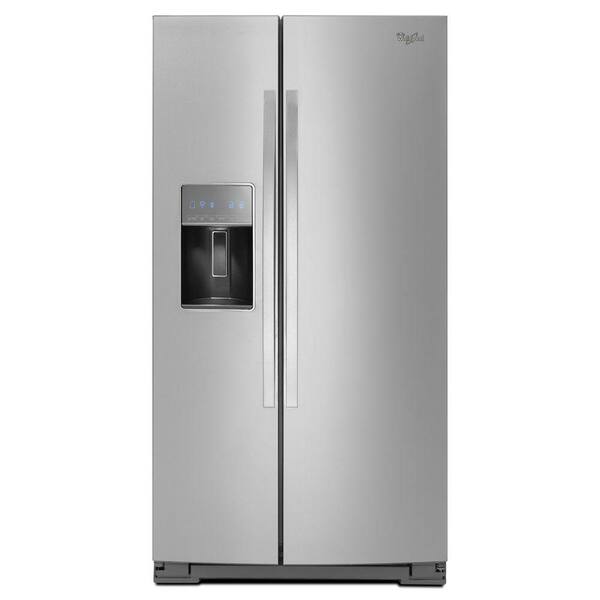 Whirlpool 29.8 cu. ft. Side by Side Refrigerator in Monochromatic Stainless Steel-DISCONTINUED