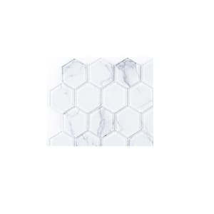 Jeffrey Court Take Home Tile Sample - Orbit Herringbone Blue 4 in. x 4 ...