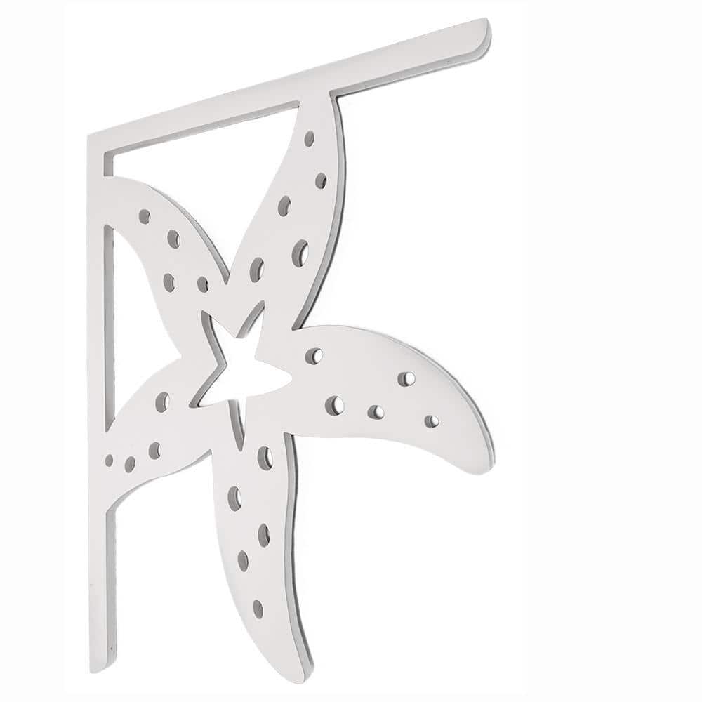 Decorative 16 in. Paintable PVC Starfish Mailbox or Porch Bracket price history on PriceWatchPro