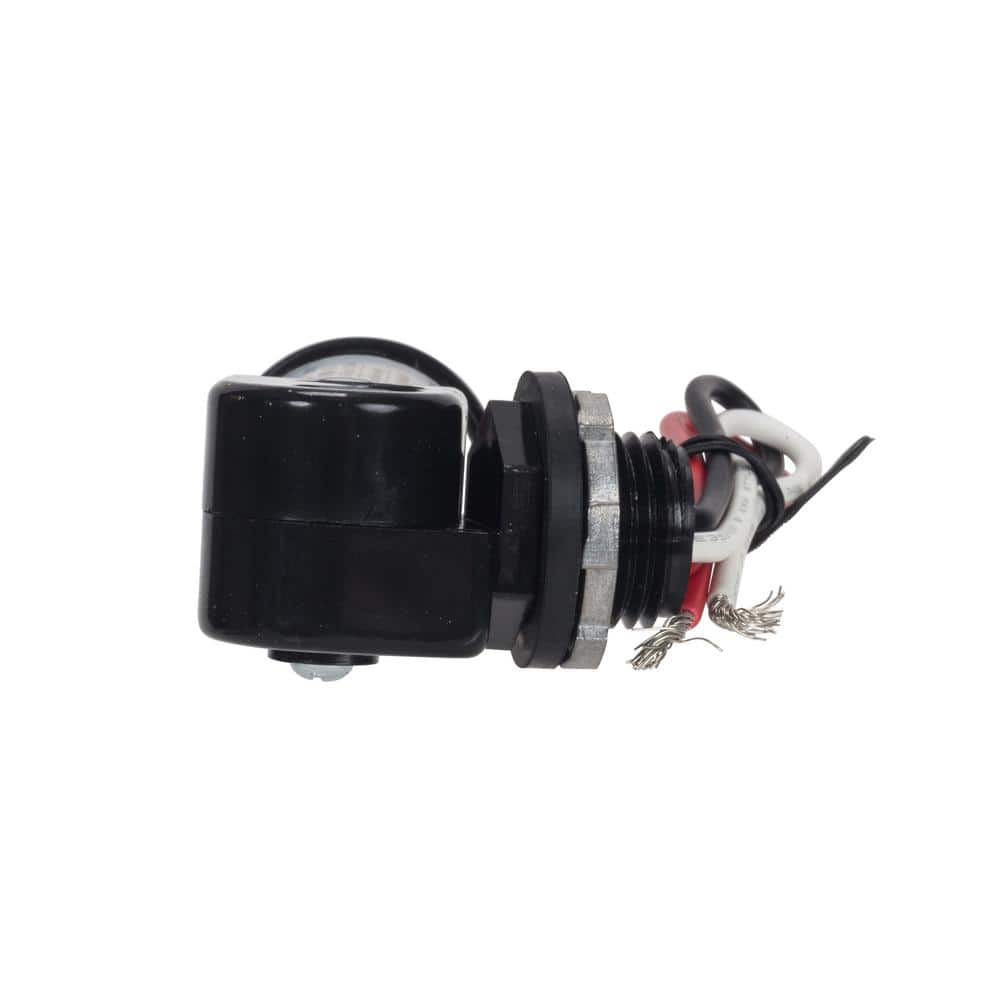 Black Polycarbonate Outdoor Stem Mount Photocontrol