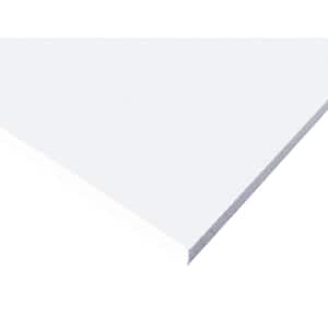 King Starboard Polymer Sheet - 12 in. x 27 in. x 1/2 in., White