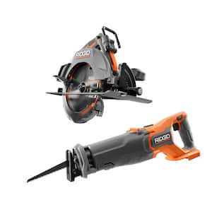18V Brushless Cordless 2-Tool Combo Kit with Reciprocating Saw and 7-1/4 in. Circular Saw (Tools Only)