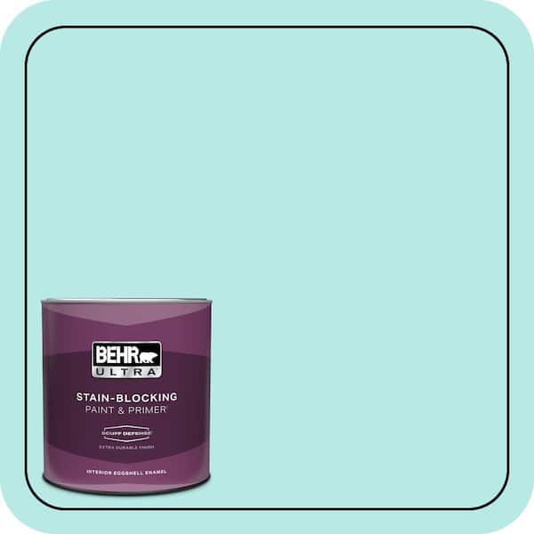 BEHR ULTRA 1 qt. #P450-2 Tahitian Breeze Extra Durable Eggshell Enamel Interior Paint & Primer