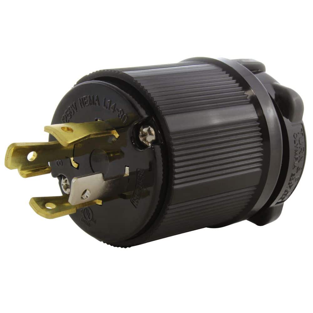 NEMA 30 Amp 125/250-Volt 4-Prong Locking Male Plug With UL C-UL Approval price history on PriceWatchPro