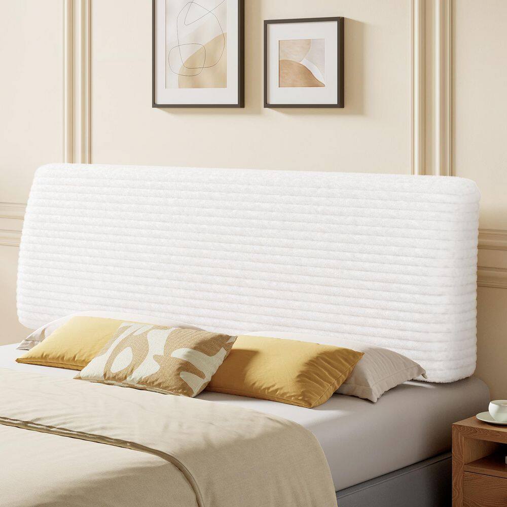 Modern Queen Metal and Wood Upholstered Headboard with LED Light, Charging Station and Height Adjustment, PU Black price history on PriceWatchPro