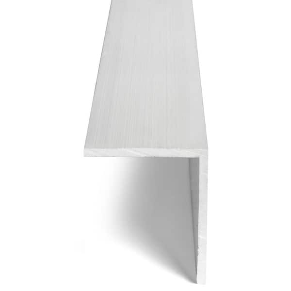 Silver 1 in. x 72 in. Carpet Edge Trim Nosing Transition Strip