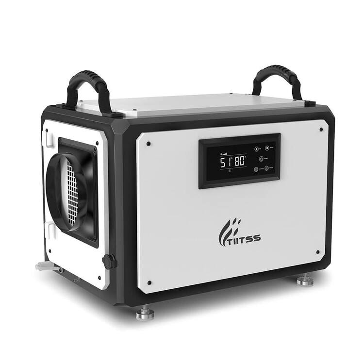 Edendirect 120 pt. 5,500 sq. ft. Commercial Dehumidifier in Whites, with Pump for Crawlspace, Basement, 2 Drain Hose Connection