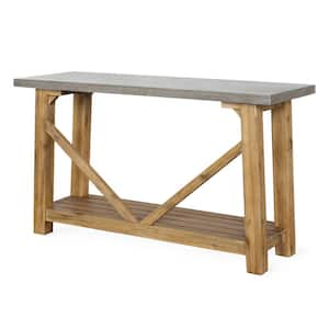 Athens Concrete Outdoor Console Table