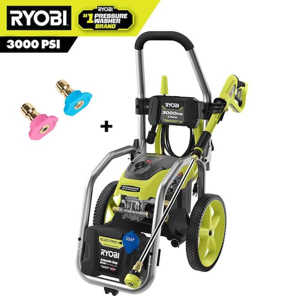 3000 PSI 1.1 GPM Cold Water Electric Pressure Washer with Second Story Nozzle Kit