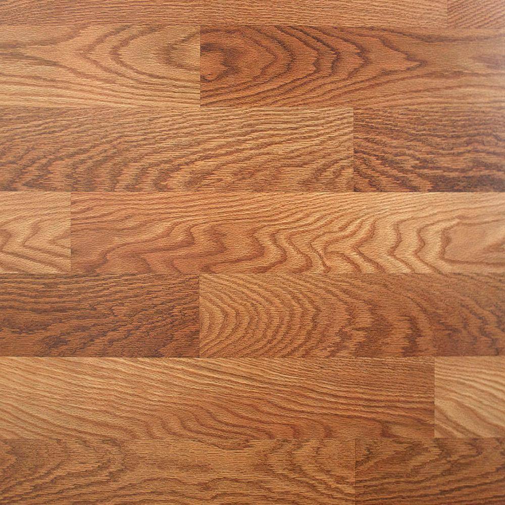 Trafficmaster Lansbury Oak 7 Mm Thick X 8 03 In Wide 47 64 Length Laminate Flooring 23 91 Sq Ft Case 360731 00308 The Home Depot Trafficmaster Lansbury Oak 7 Mm Thick X