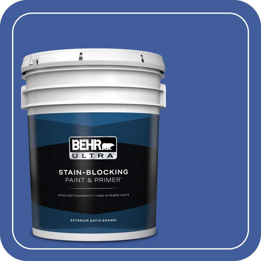 5 gal. #BIC-21 Blue Dahlia Satin Enamel Exterior Paint & Primer price history on PriceWatchPro