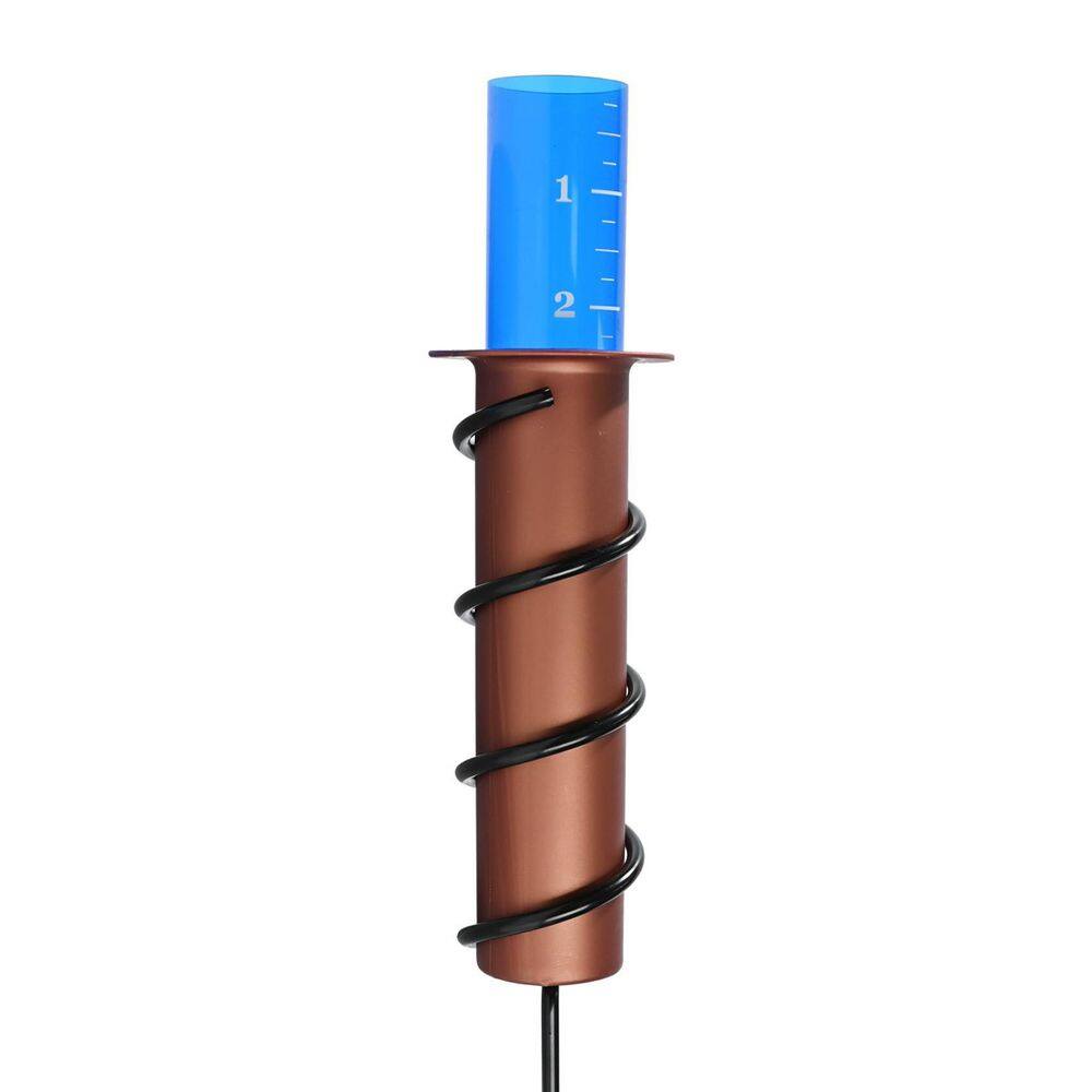 7.8 in. Large Rain Gauge Outdoor Freeze Proof, Durable Plastic Floating Rain Gauges Tube with Long Steel Stake price history on PriceWatchPro
