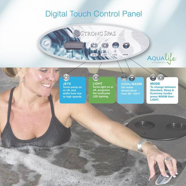 AquaLife Outback 6-Person, 20-Jet 120V Hot Tub, Contour Seating