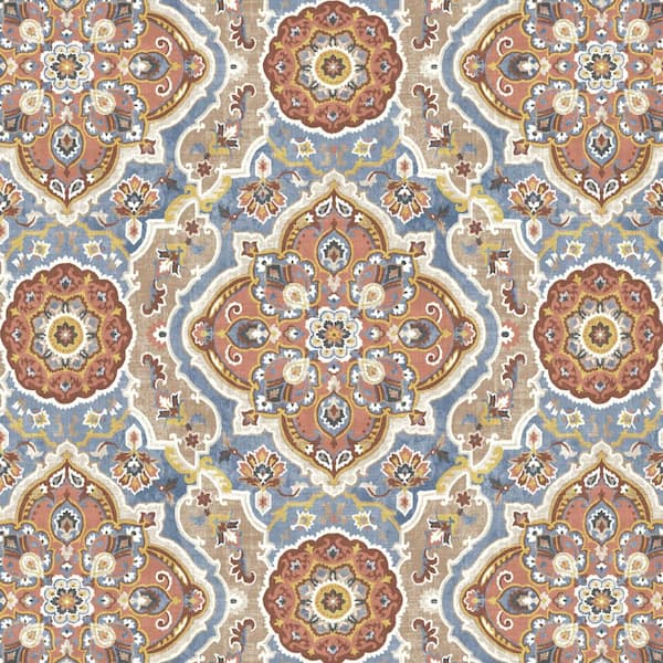 24 in. x 24 in. 2-Piece Deep Seating Outdoor Lounge Cushion in Global Vintage Medallion