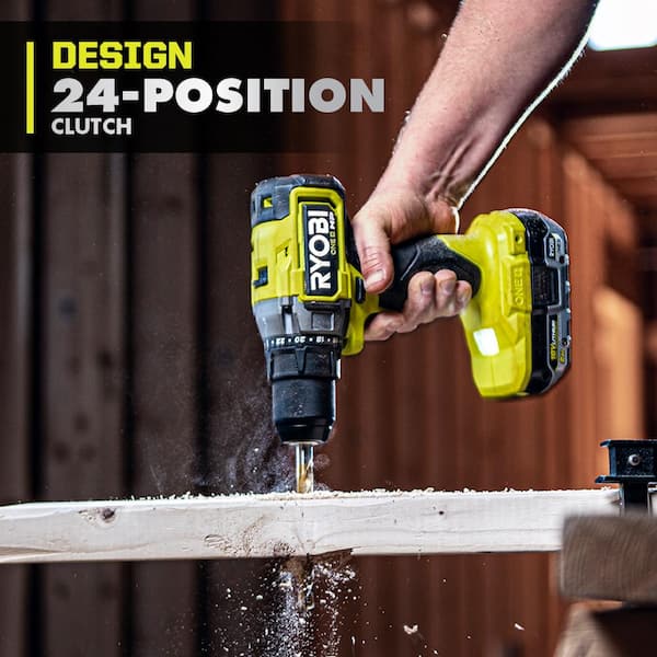 RYOBI ONE+ HP 18V Brushless 1/2 in. Drill/Driver (Tool Only) PBLDD01B - The Home Depot