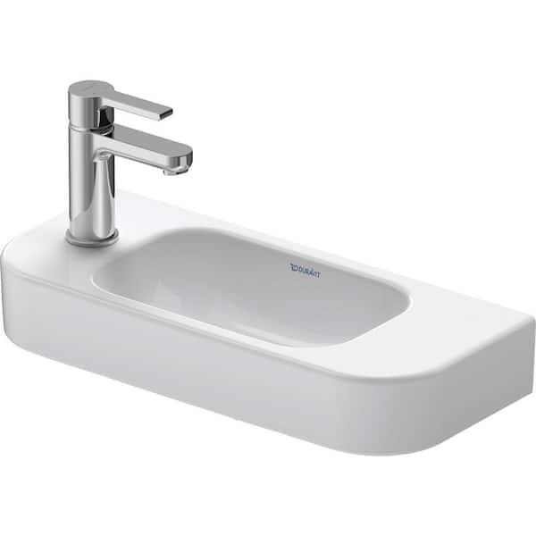 Duravit Happy D.2 19.63 in. Rectangular Bathroom Sink in White