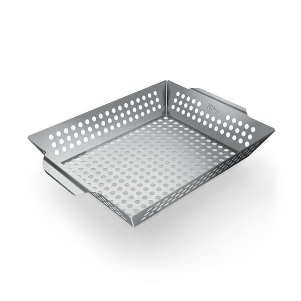 FlexFlame Grill Basket, Large Capacity, Durable, Lightweight, Holds Veggies and Delicate Proteins, Upgrade for FlexFlame