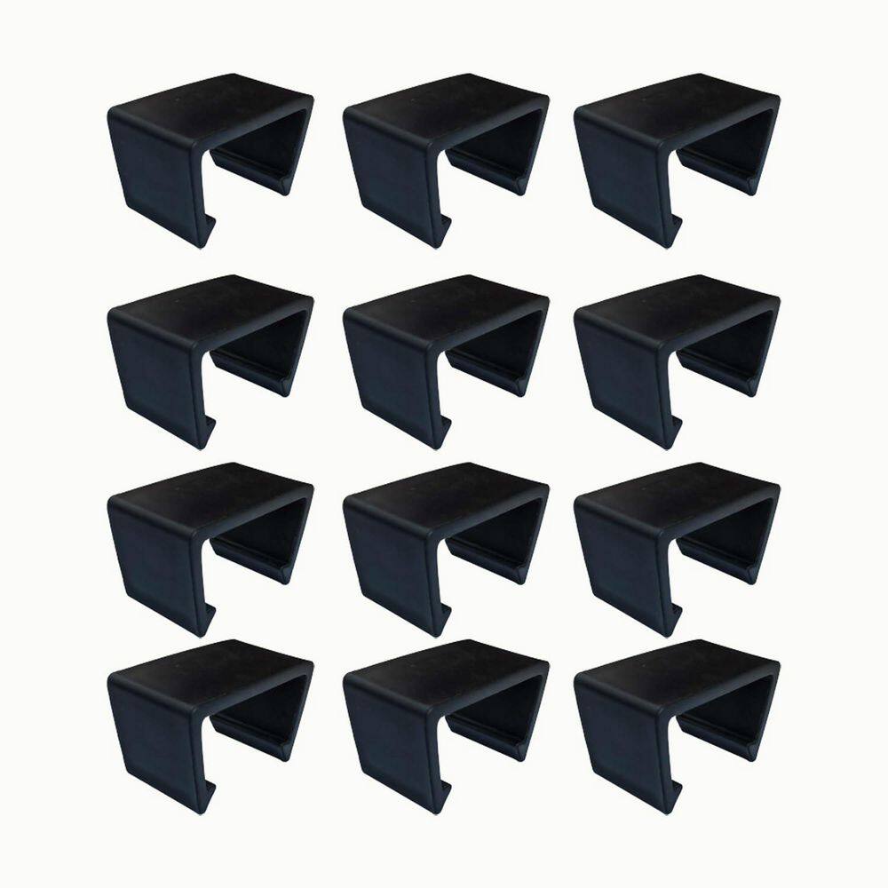 12 Pieces Outdoor Patio Furniture Clips Wicker Sectional Sofa Chair Connector Rattan Clamp Fastener Black price history on PriceWatchPro