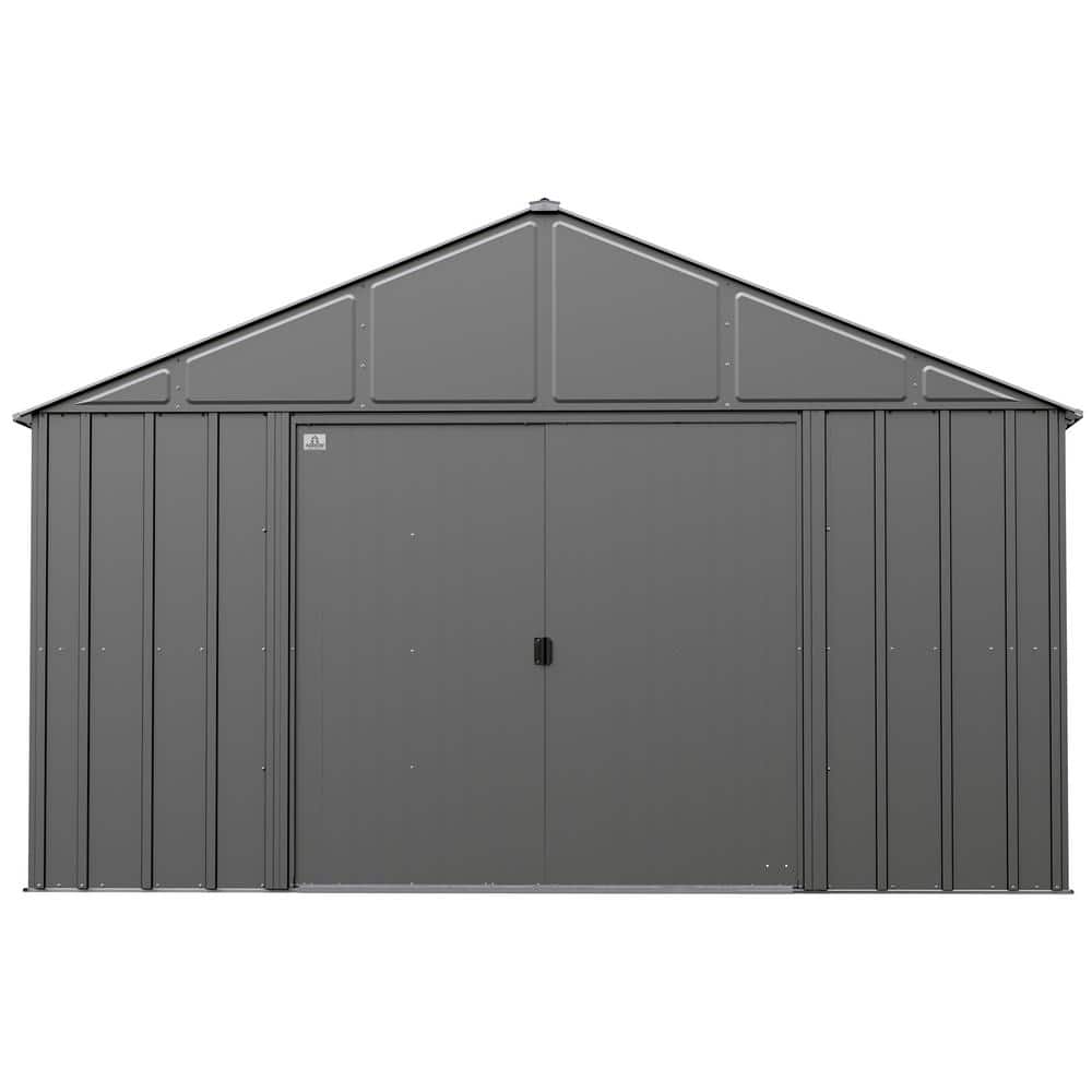 12' x 12' Charcoal Steel Storage Shed Kit