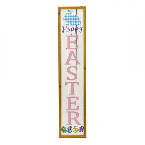 National Tree Company 43" Pink Easter Porch Decor