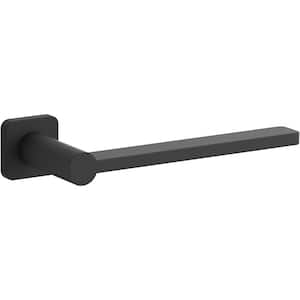 Parallel 9 in. Wall Mounted Towel Bar in Matte Black