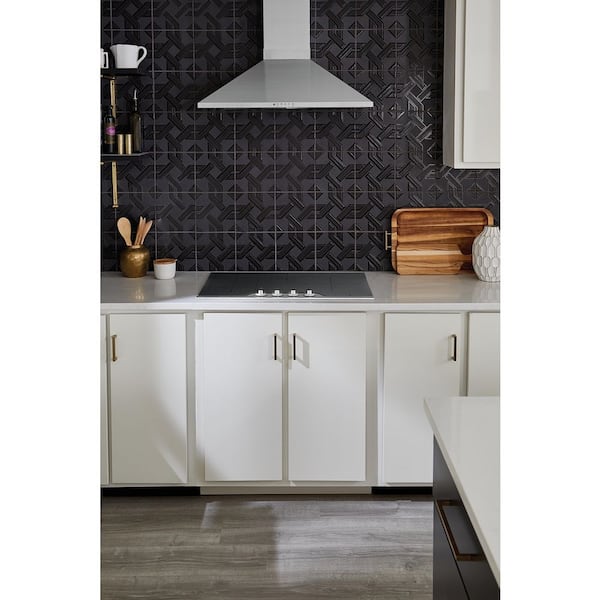 30 in. 400 CFM Convertible Wall Mount Chimney Range Hood in Stainless Steel with Aluminum Filter