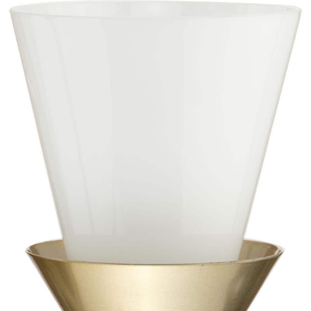 Pinellas Soft Gold 3-Light Pendant with Opal Glass Shades