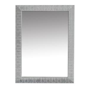 Delta 24 in. W x 36 in. H Rectangular Framed Wall Bathroom Vanity Mirror in  Wisp White RRFTB24-TWW-R - The Home Depot