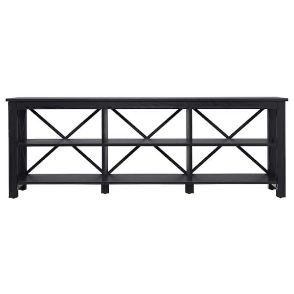 Meyer&Cross Sawyer 68 in. Black TV Stand Fits TV's up to 75 in.