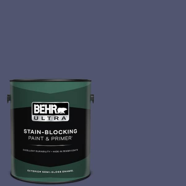 BEHR ULTRA 1 gal. #S540-7 Bossa Nova Semi-Gloss Enamel Exterior Paint & Primer