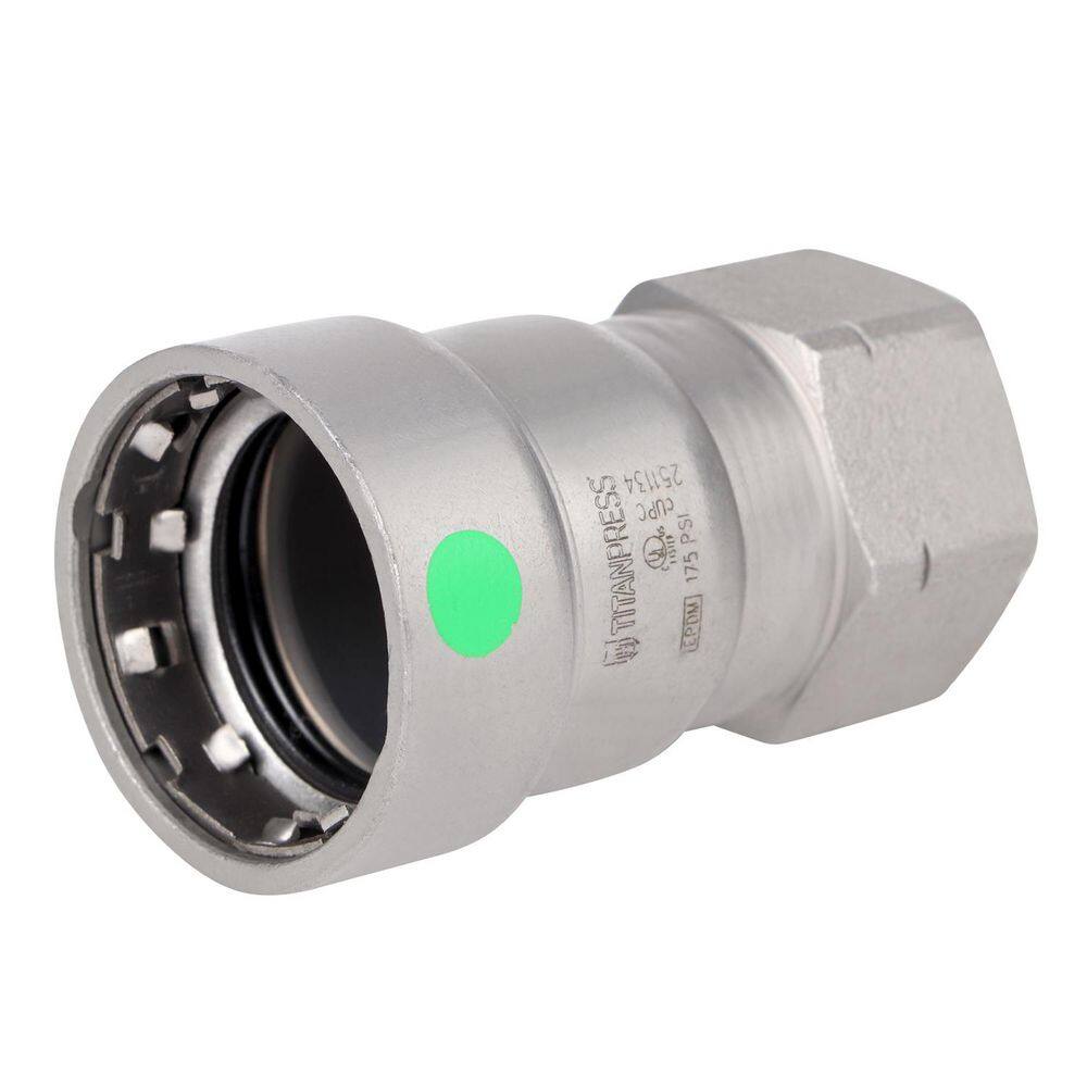 3/4 in. x 1/2 in. Carbon Steel Press x FPT Reducing FemAdapter EPDM Mechanical price history on PriceWatchPro