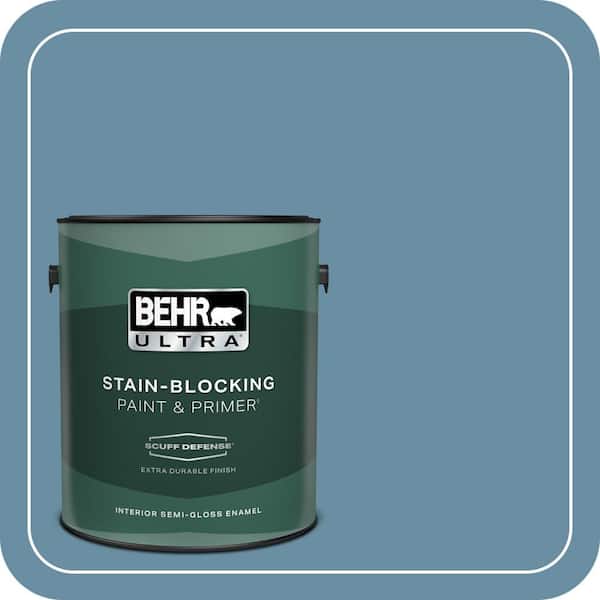 BEHR ULTRA 1 gal. #PPU14-04 French Court Extra Durable Semi-Gloss Enamel Interior Paint & Primer