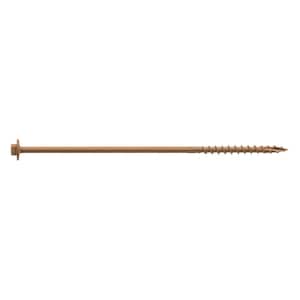 0.195 in. x 8 in. 5/16 Hex, Washer Head, Strong-Drive SDWH Timber-Hex Wood Screw, DB Coating in Tan