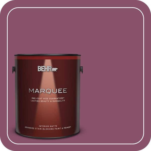 BEHR MARQUEE 1 gal. #M120-7 Raspberry Crush Matte Interior Paint & Primer