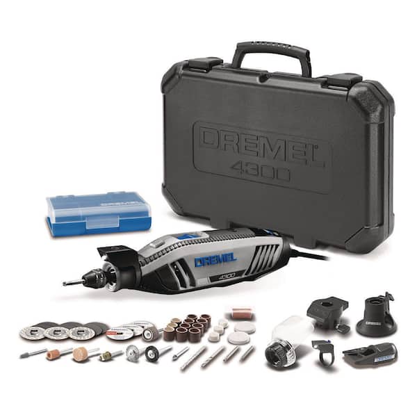 Dremel 4000 Series 1.6 Amp Variable Speed Corded Rotary Tool Kit with Flex  Shaft Rotary Tool Attachment 40004/34+225-02 - The Home Depot