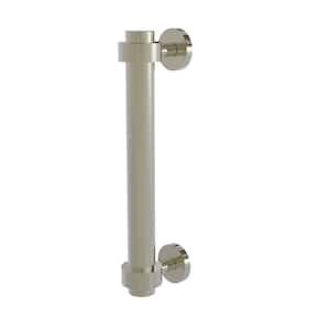 8 in. Center-to-Center Door Pull in Polished Nickel