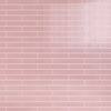 MOLOVO Nova Pink Blush Decor 1.97 in. x 11.81 in. Polished Ceramic Subway Wall Tile (5.38 sq. ft./Case) NOV-PINK-S212D