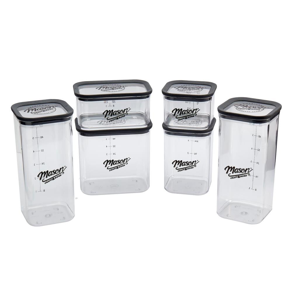 Mason Craft & More 4-Pack Quart Bpa-free Canning Jar