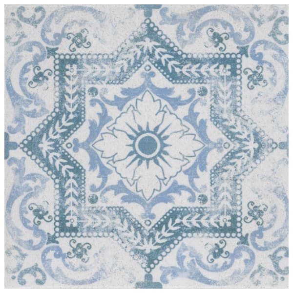 Merola Tile Klinker Alcazar Petunia 12-3/4 in. x 12-3/4 in. Ceramic Floor and Wall Tile (1.16 sq. ft./Each)