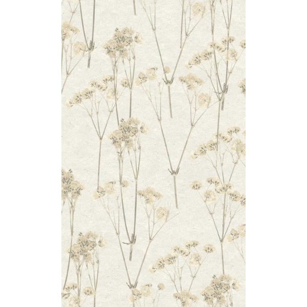 Walls Republic Greece Minimalist Spry Floral Print Non-Woven Non-Pasted Textured Wallpaper 57 sq. ft.