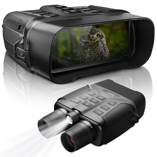 Night Vision Binoculars, 4K UHD Digital Vision Scope, 4 in. Photo and Video Recorder with 32GB Storage Card
