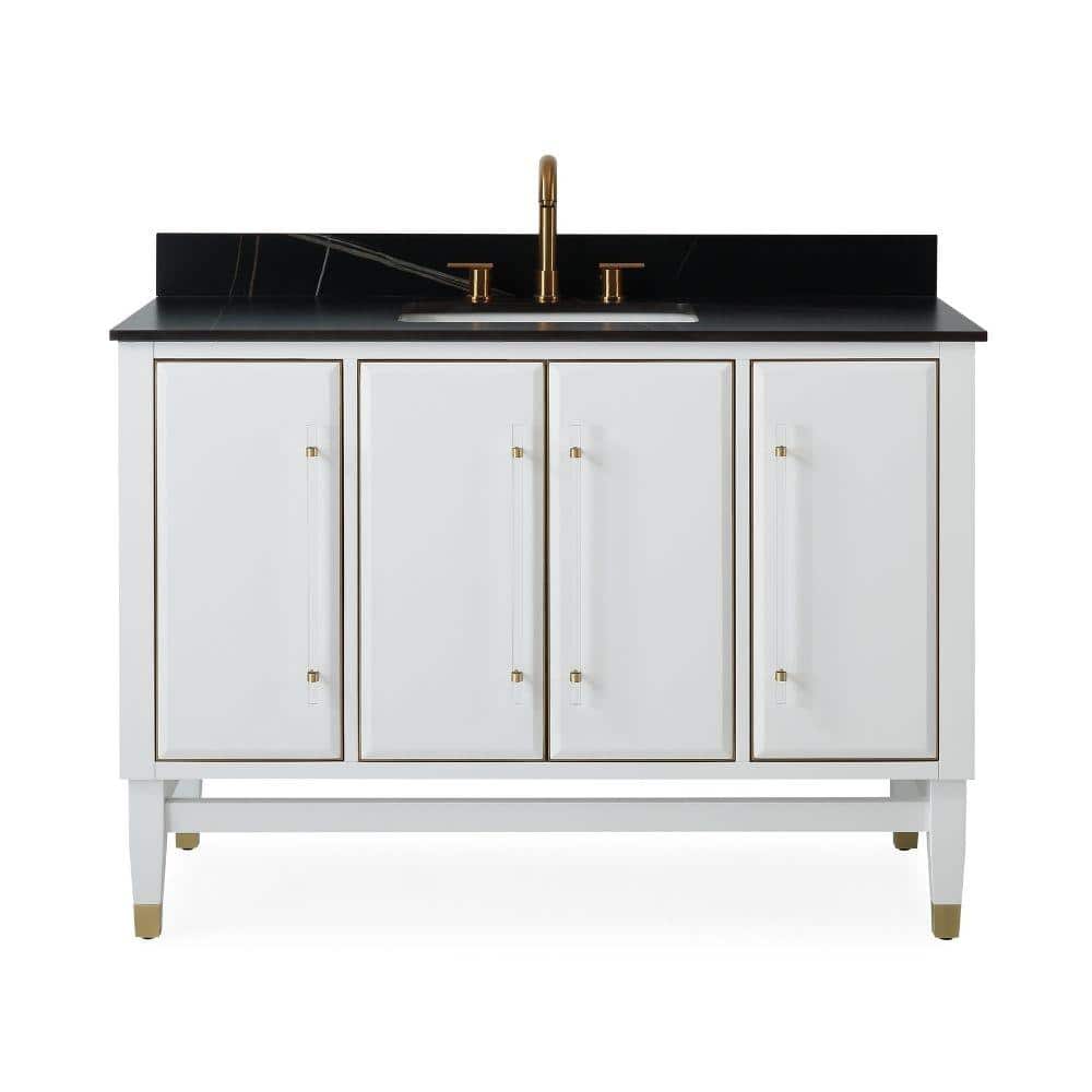 Bertone 48 in. W x 22 in D x 35 in. H St Laurent Sintered Stone Vanity Top 