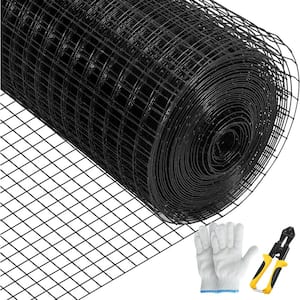 Hardware Cloth 36 in. x 50 ft. Galvanized Steel Vinyl Coated 16-Gauge Chicken Wire Fencing for Garden Fencing