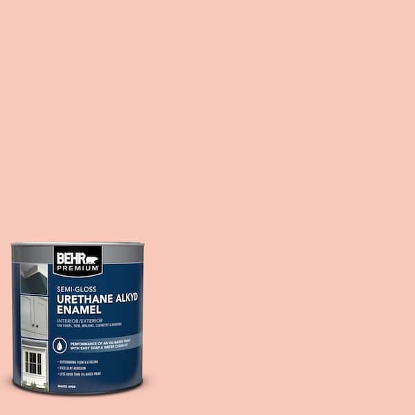 1 qt. #P180-2 Sherbet Fruit Semi-Gloss Enamel Urethane Alkyd Interior/Exterior Paint