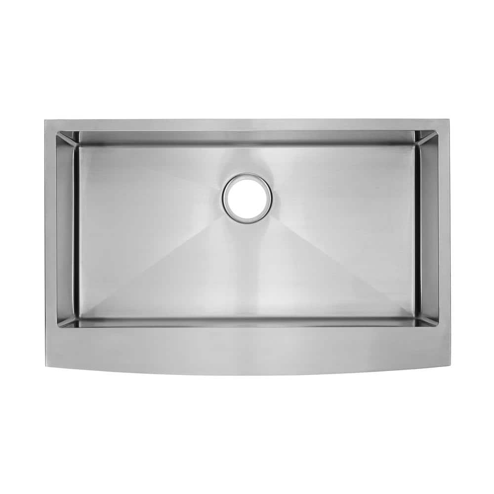 Rivage 33 x 21 Stainless Steel Farmhouse Kitchen Sink with Apron