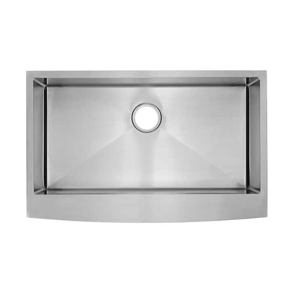 Swiss Madison Rivage 33 in. x 21 in. Stainless Steel, Single