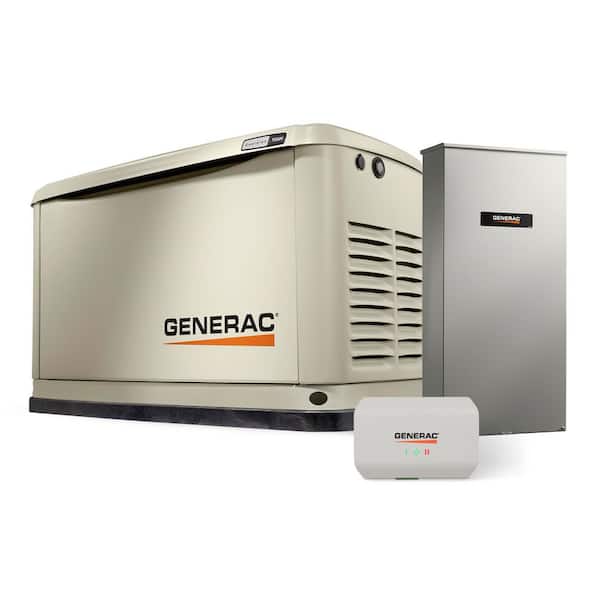 Guardian 18,000-Watt (LP)/17,000-Watt (NG) Generator with Wi-Fi, 200-Amp Transfer Switch and HVAC Energy Manager
