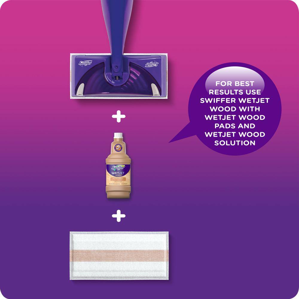 Swiffer WetJet Purple Spray Mop Kit with Pads and Solution