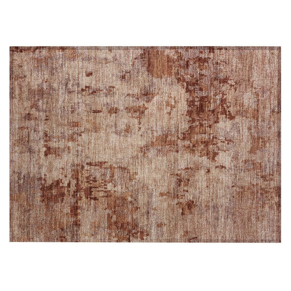 Chantille Machine Washable Indoor/Outdoor Abstract ACN2360 Copper 2 ft. x 3 ft. Accent Rug price history on PriceWatchPro