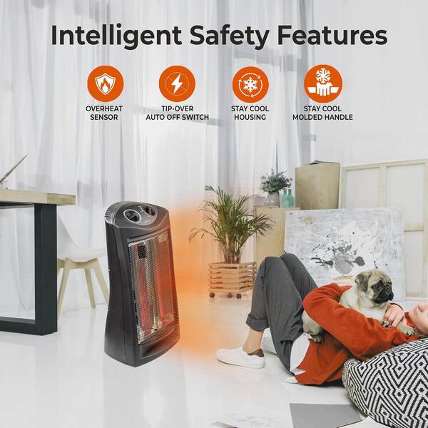Reviews for Comfort Zone 1500-Watt Electric Quartz Infrared
